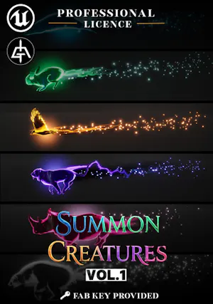 Summon Creatures 召喚生物 Vol.1 - Niagara (Unreal Engine)