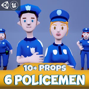 帶有道具的警察