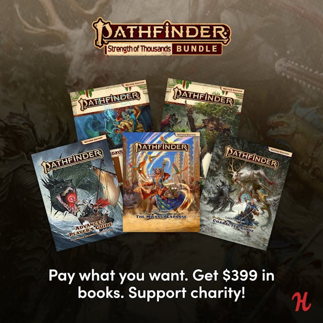 Humble Bundle on X: $425 of Pathfinder 2nd Edition ebooks and materials.  The memories you'll make with friends, playing tabletop games? Priceless.  Your purchase helps support @StopAAPIHate Learn more!    /