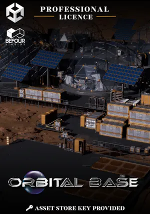 Orbital Base Environment ( Modular Sci-Fi Space Station) - 軌道基地環境(可模組化的科幻太空站)(Unity)