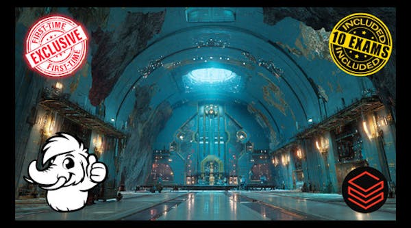 Databricks 認證資料工程專家考試準備課程,內含 10 個練習考試