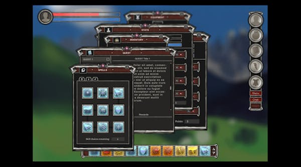 RPG 遊戲 UI 套件 HD