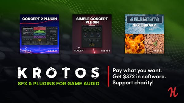Humble Software Bundle: KROTOS SFX & PLUGINS FOR GAME AUDIO