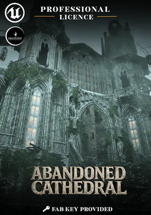 Abandoned Cathedral - 廢棄大教堂 (Unreal Engine)