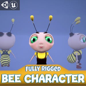 卡通風格蜜蜂角色