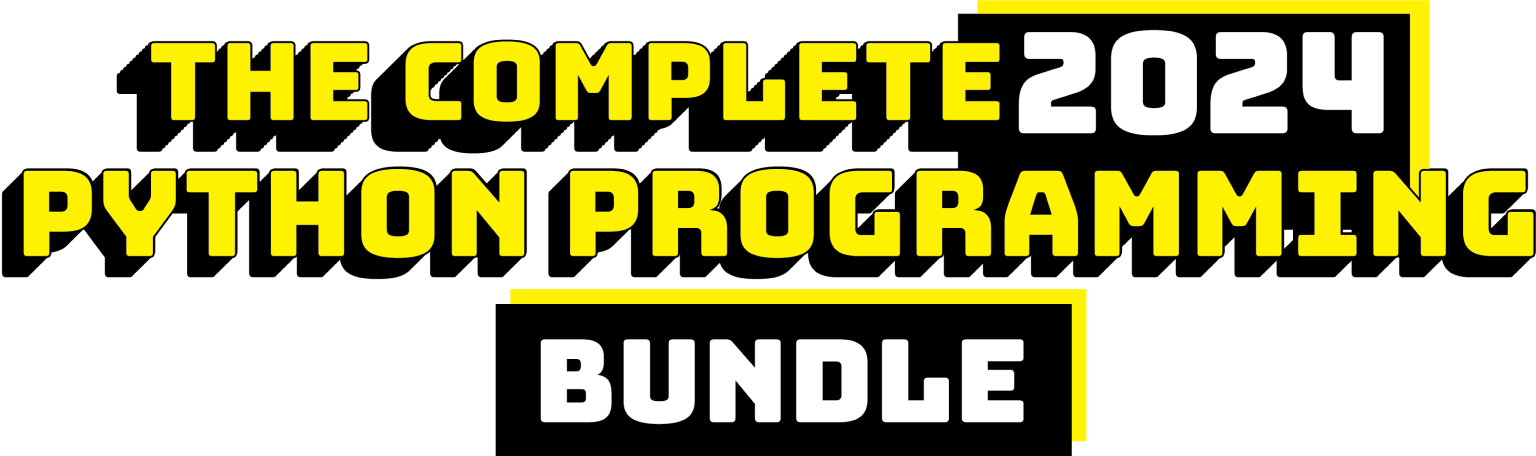 The Complete 2024 Python Programming Bundle
