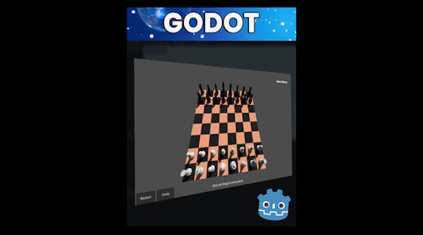 Godot 4.6 帶有 AI 的 3D 西洋棋遊戲範本