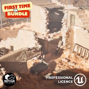 古代沙漠遺跡環境搭配地圖生成器 PCG(Unreal Engine)