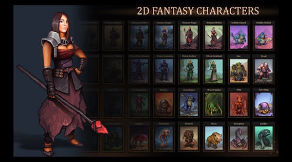2D 幻想角色