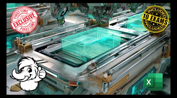 Excel 到 Python 自動化:資料科學工作流程大師班,包含 10 場考試