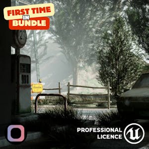 廢棄加油站 - 後啟示錄(Unreal Engine)