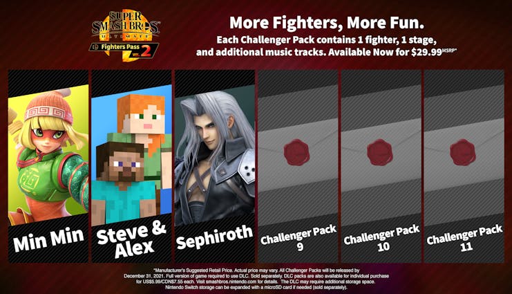 Buy Super Smash Bros. Ultimate Fighters Pass Vol. 2 from the Humble Store