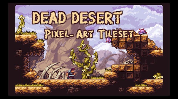 死寂沙漠幻想像素藝術圖塊集