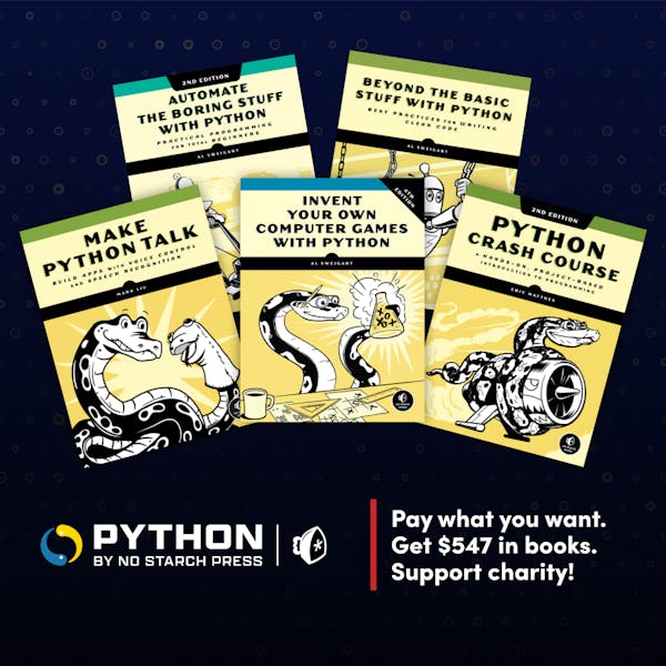 Humble Tech Book Bundle: Python by No Starch Press