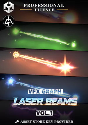 VFX Graph - Stylized Laser Beams 風格化雷射光束 - Vol. 1 (Unity)