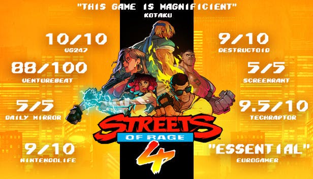 Streets of rage best sale ps4 store