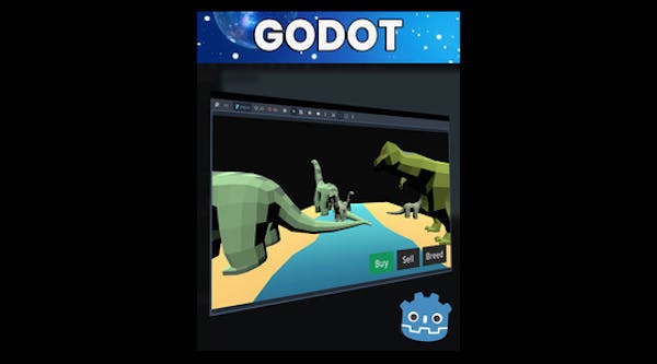 侏羅紀公園 3D 遊戲範本:Godot 4.6 放置模擬遊戲