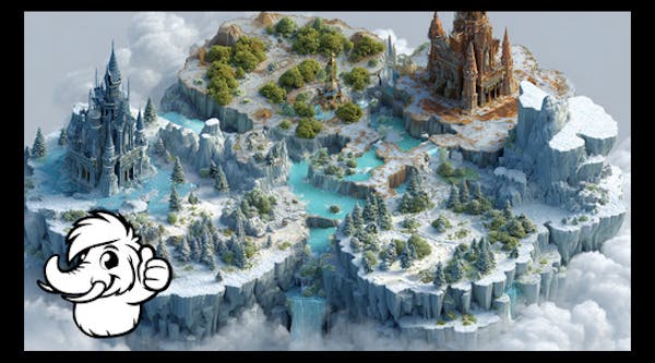 六大史詩場景 - 從火星到冰雪城堡的 3D 資源大合集