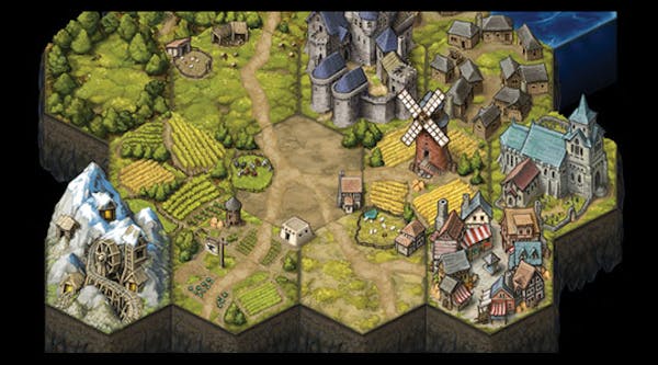 六邊形中世紀幻想地點